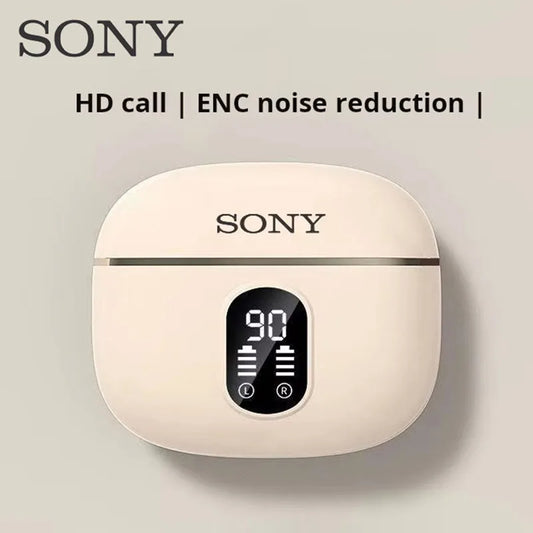 Sony True Wireless Earphone HIFI Stereo Sound ENC Bluetooth Headphones Power Display Earbuds For IPhone Samsung Headset Cable