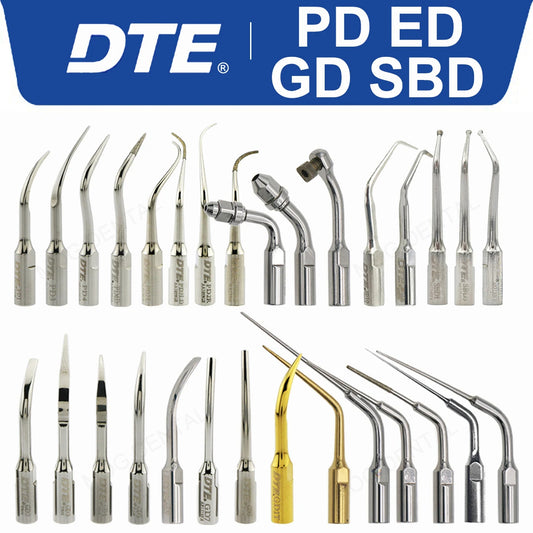 Original Woodpecker DTE Dental Ultrasonic Scaler Tips Dentist Tools Endo Periodontics Activation Fit SATELEC ACTEON NSK