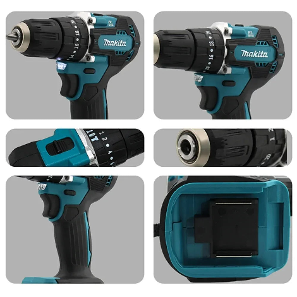 Original Makita DDF487 Cordless Driver Drill Brushless Electric Impact Screwdriver 18V Makita Rechargeable Power Tool battery