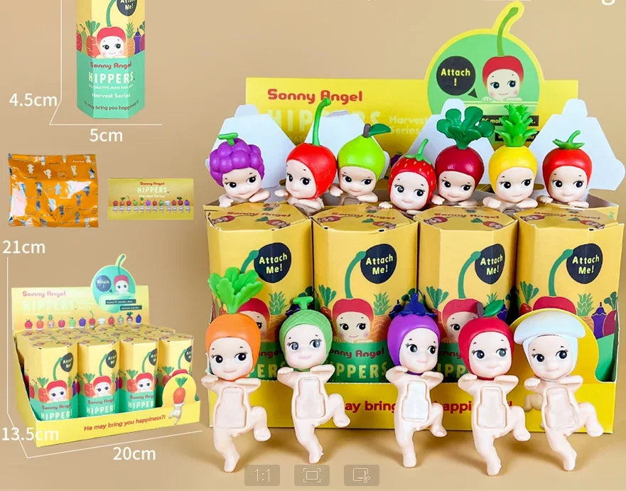 2025.New Sonny Ange Cherry Blossom Series Blind Box Toy Flower Sea Edition Collectible Mini Figure Desktop Ornament Kawaii Gifts