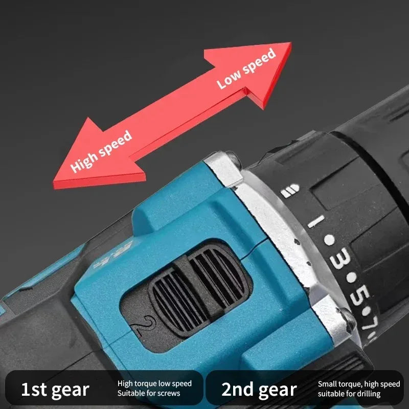 Original Makita DDF487 Cordless Driver Drill Brushless Electric Impact Screwdriver 18V Makita Rechargeable Power Tool battery