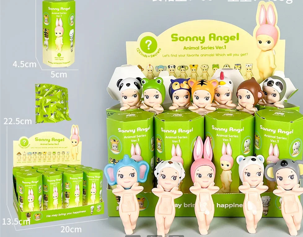 2025.New Sonny Ange Cherry Blossom Series Blind Box Toy Flower Sea Edition Collectible Mini Figure Desktop Ornament Kawaii Gifts