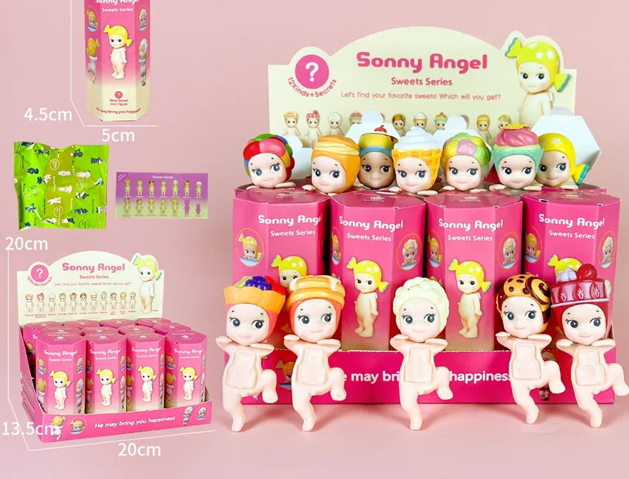 2025.New Sonny Ange Cherry Blossom Series Blind Box Toy Flower Sea Edition Collectible Mini Figure Desktop Ornament Kawaii Gifts