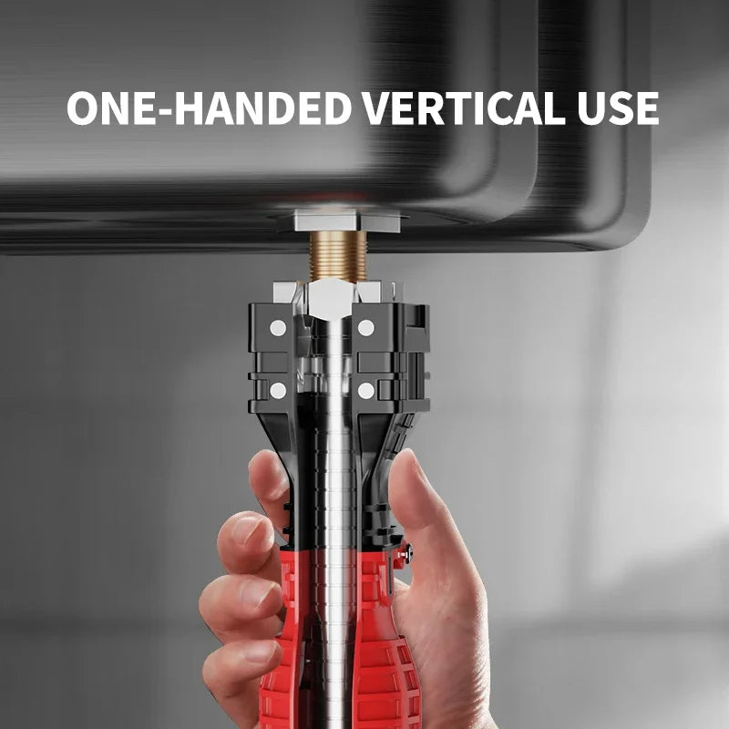 Faucet and Sink Installer 18 in 1 Multi-purpose Wrench Plumbing Tool for Toilet Bowl Sink Bathroom Kitchen Plumbing and more