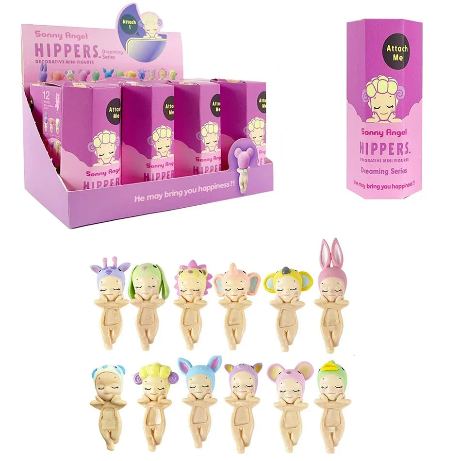 S Angel Hippers Blind Box Mystery Box Dreaming Series Mini Anime Figure Ornaments Dolls Fan Children Christma Birthday Gift