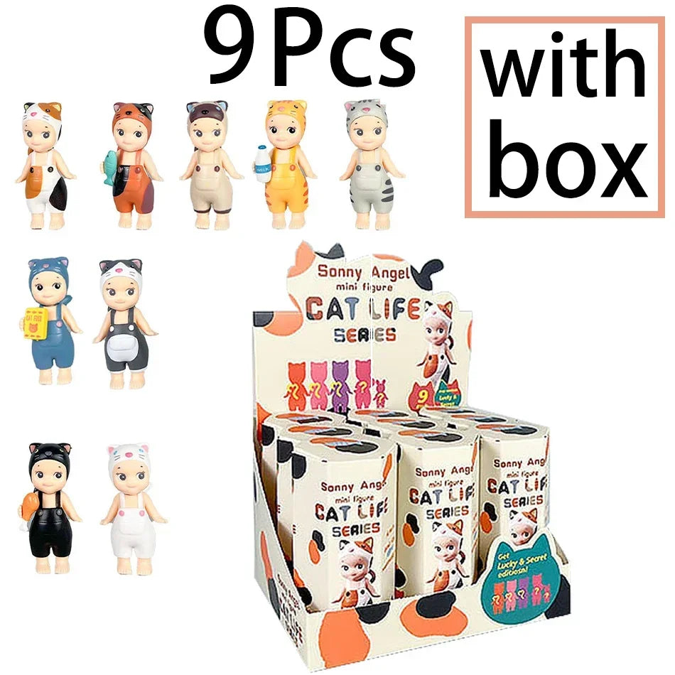 S Angel Hippers Blind Box Mystery Box Dreaming Series Mini Anime Figure Ornaments Dolls Fan Children Christma Birthday Gift
