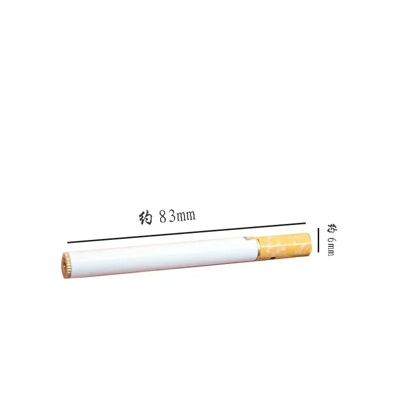 Mini Soft Flame Lighter Cigarette Style Grinding Wheel Flint Torch Gas Lighters Pocket Lighter Cigarette Accessories Gadget Gift